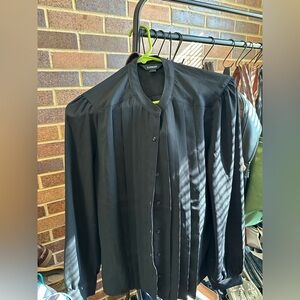 Express Black Button Up - Size Medium